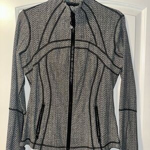 Women's Gray Zip-Up Jacket